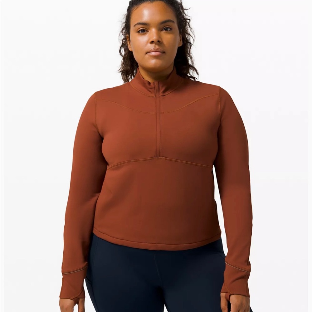 NWT- Rulu Running Cropped 1/2 Zip